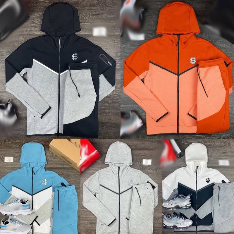 Men's Clothing Hot Selling Cross Border E Commerce Item From 2026 Spring/Autumn Men's Sports Suit Casual Set Men's Sportswear Hoodie Two Piece Set