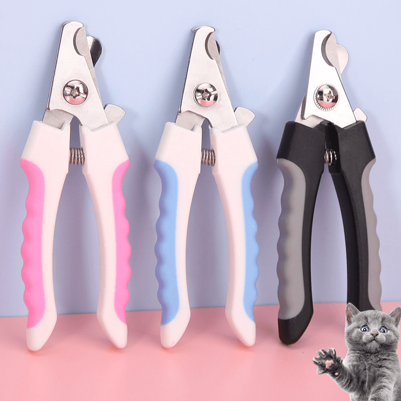 Stainless steel pet nail clippers, dog Teddy nail clippers, cat specific nail clippers, pet supplies
