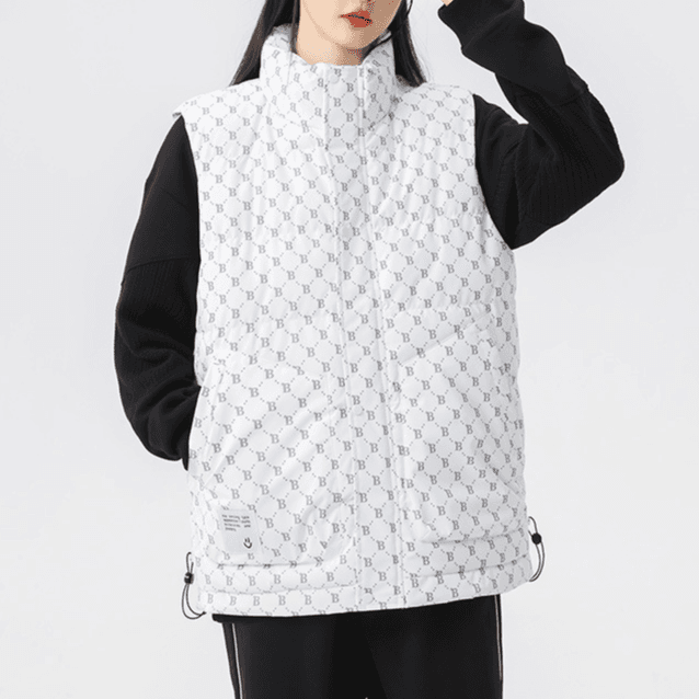 Women Fashion Couple Wear Sleeveless Vest Loose Outside Wear Fashion Brand Plus Cotton Warm Coat