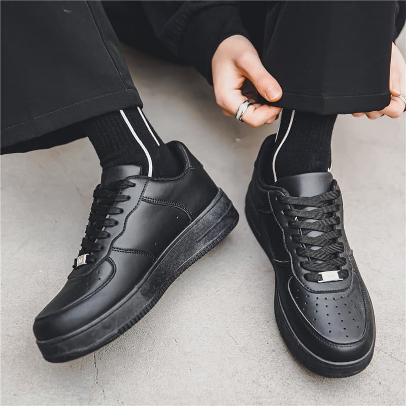Men's shoes 2024 new spring sports No. 1 casual sneakers net celebrity white shoes boys small white trendy shoes