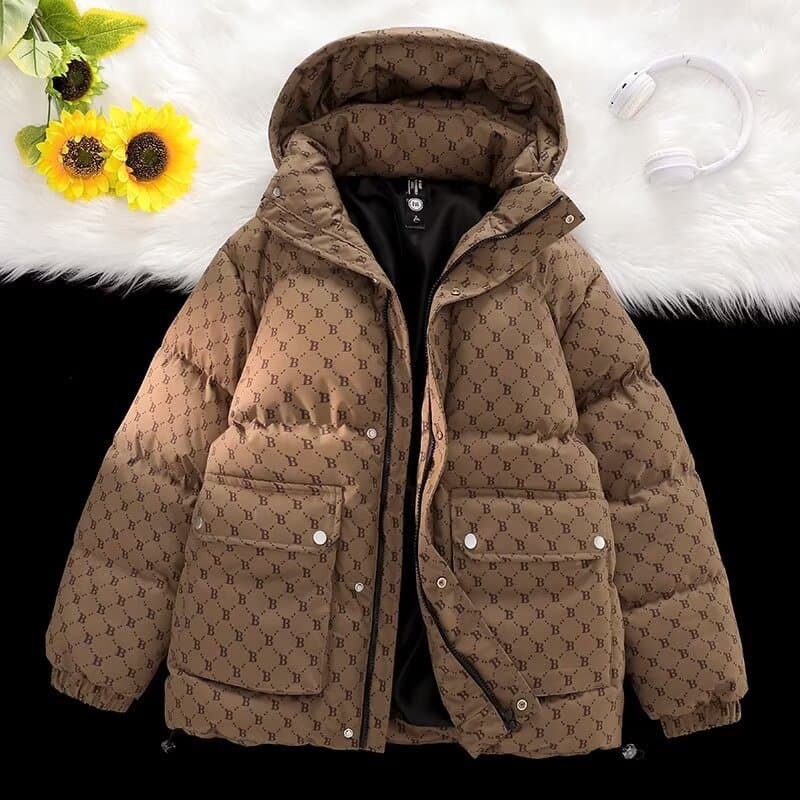 Men's Clothing Winter Casual Versatile Hooded Warm Cotton Jacket High Quality Loose Cotton Coats