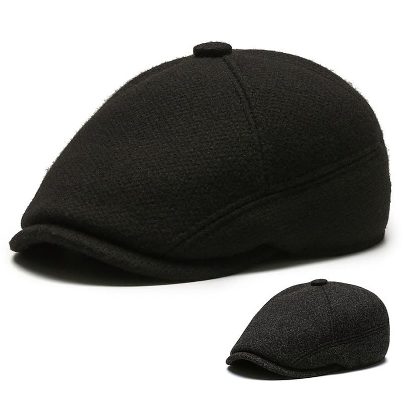 Autumn and winter middle-aged and elderly hat men's cold-proof warm ear protection dad grandpa old man hat forward duck tongue old man hat