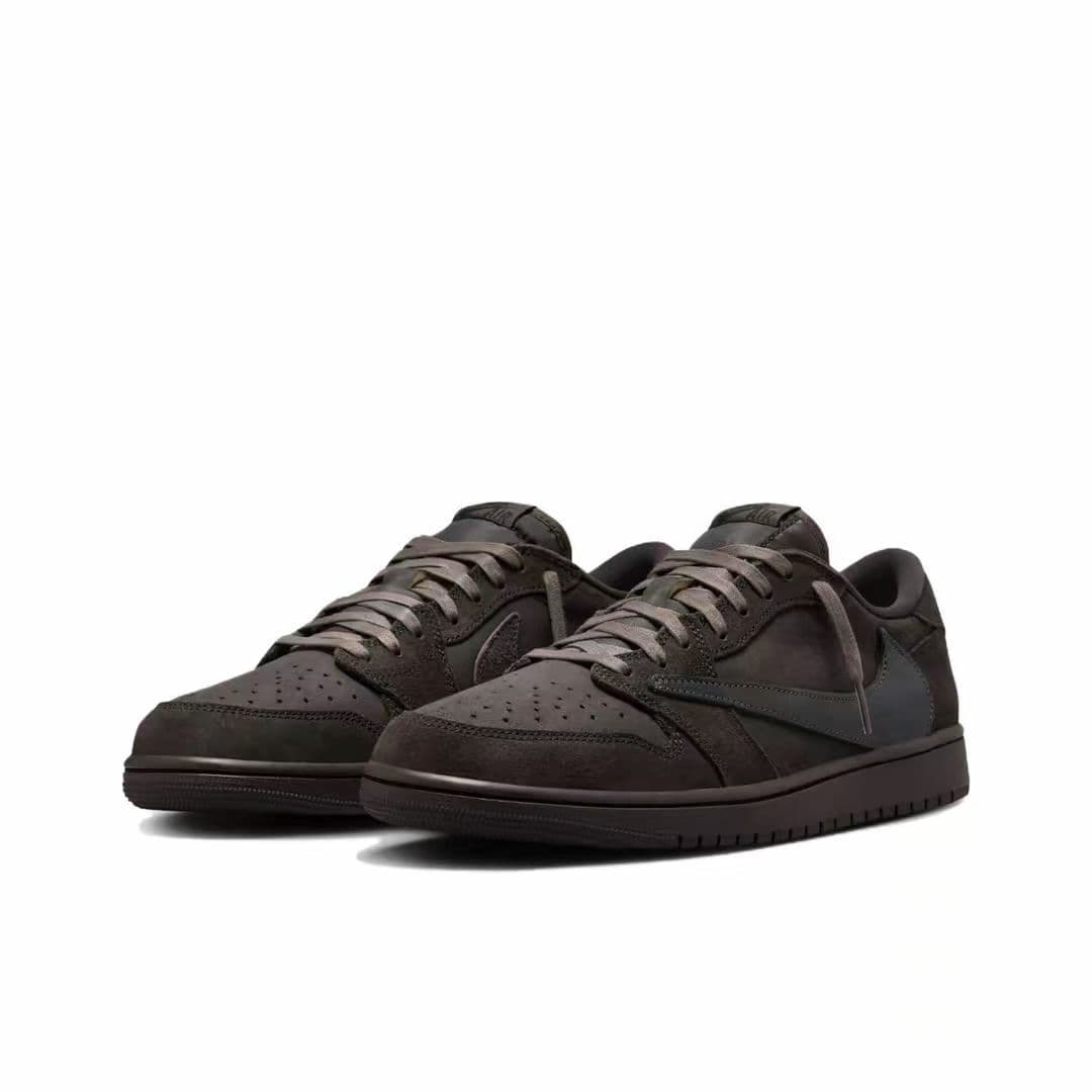 Pure Original Co-Branded TS Reverse Swoosh 9.0 Baskets basses noires, marron, velours moka, style rétro décontracté pour hommes et femmes