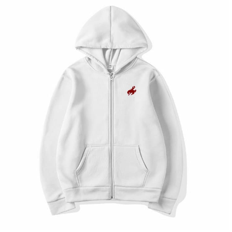 Men's Clothing 25 Autumn And Winter Hooded Cardigan Sweater Fashion Small Print Loose Large Size Youth Zipper Jacket