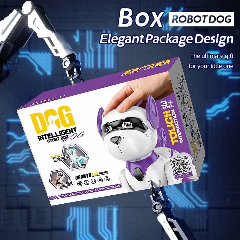 Toys Games Kids' Programmable Robot Dog – Interactive Smart Pet With Touch Control (STEM Learning Toy)