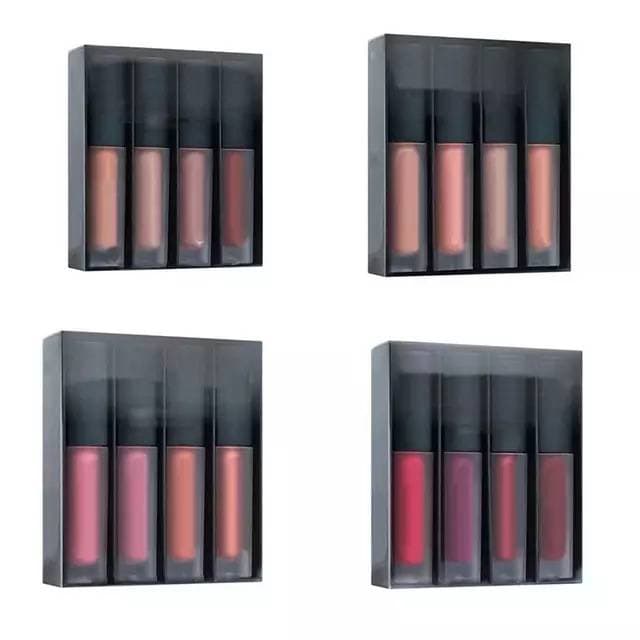 mini Lip Gloss Set Lip Gloss set Lip gloss set 4 sets Lip gloss set 4 sets matte lip gloss