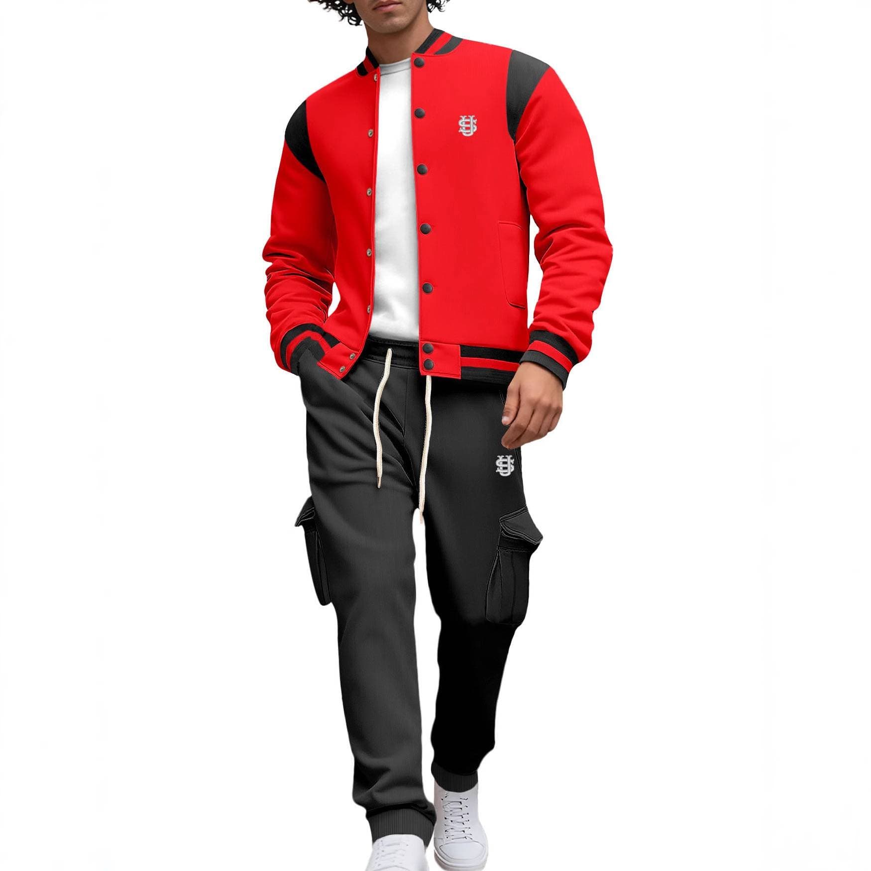 Men's Clothing Cross-border Exclusive For Autumn And Winter New Women's Casual Personality Sports Fashion One-shoulder Long-sleeved Suit