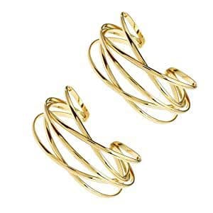Metallic Ins Style Bracelet Simple Geometric Spiral Bracelet Armband