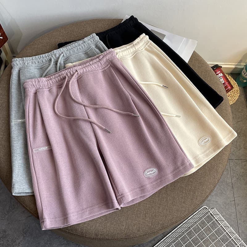 Women’s Clothing Summer New High Waist Shorts Women's Trendy Wide Leg Pants Slim Pants Loose Sports Casual Pants Mid Length Pants