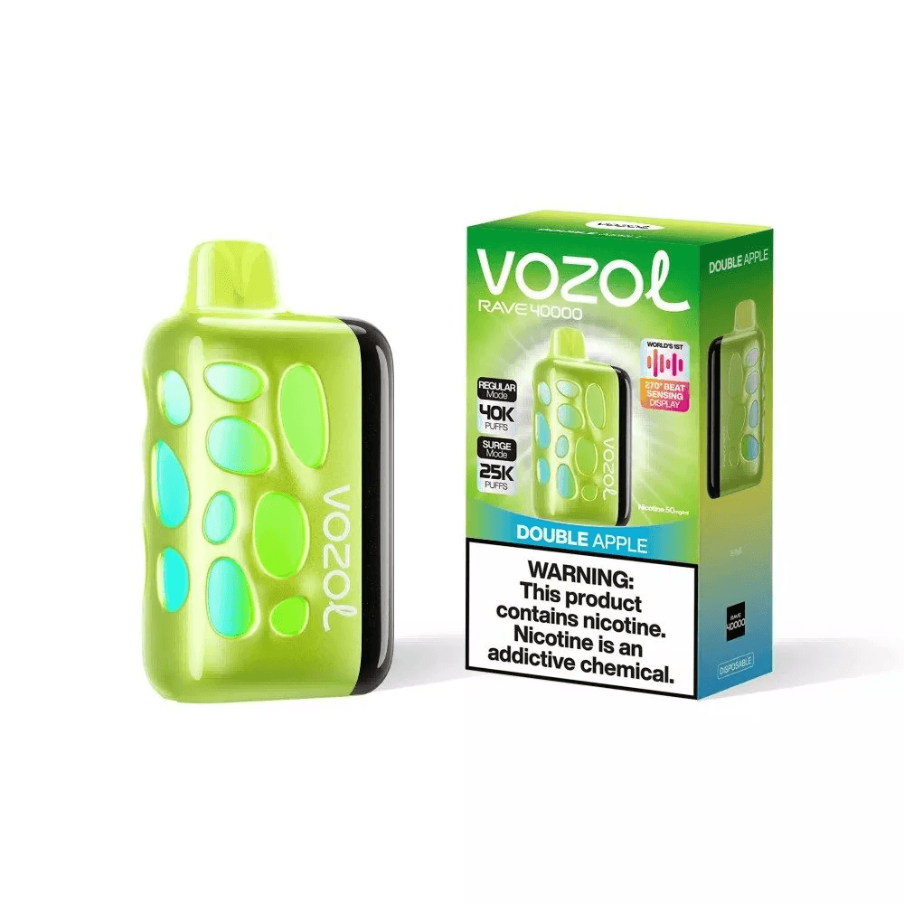 Entrepôt UE Vozol Rave 40000 Vape jetable Puff 40k Cigarette électronique Contrôle du flux d'air Vape Pakete Ice Fruit Combos 1 PCS
