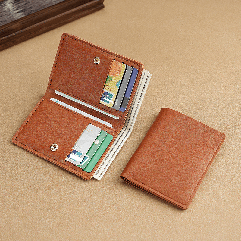 Wallet Ultra-thin And Compact Bank Id Bag Card Sleeve Driver's License Small Wallet Simple And Lightweight Anti-degaussing Card Holder