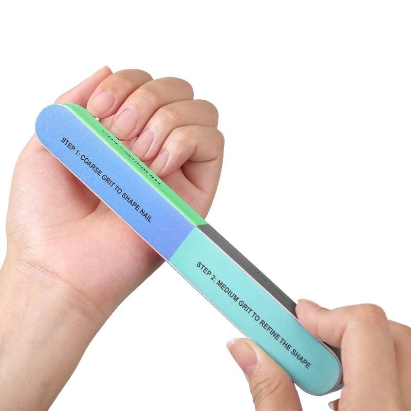 1pcs Seven-sided Nail Files For Nail Art Buffer Sanding Block Professional Polishing File Manicure Tools UV Gel Polish Tools