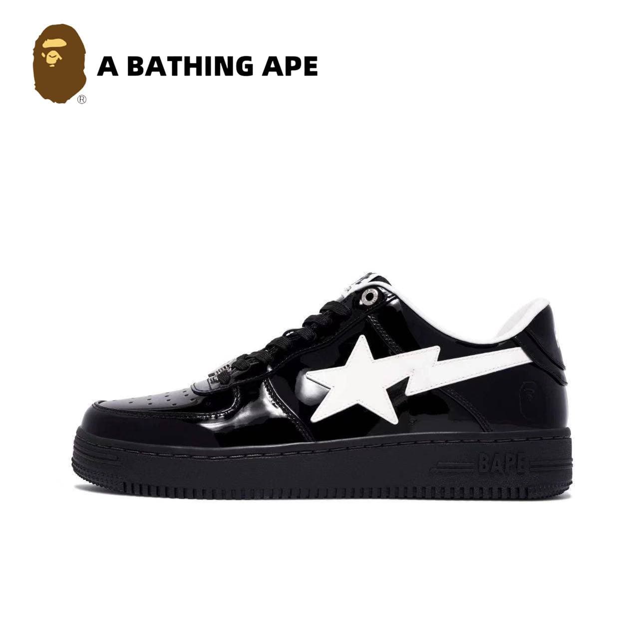 Chaussures de planche classiques en cuir laqué à double épissure, style tendance, style Air Force n°1, pour hommes et femmes