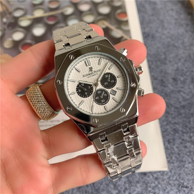 Montre multifonctions à plusieurs cadrans avec calendrier et fonction luminescente, marque suisse ancienne Audemars Piguet, montre tendance pour hom