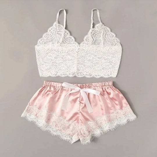 Vêtements pour femmes pyjamas pyjamas en dentelle sous-vêtements chemise de nuit