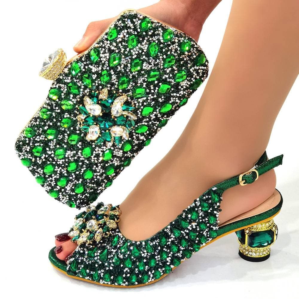 Women's Evening Shoe & Bag Set – Fashion-Forward Designer Look For Galas & Special Events