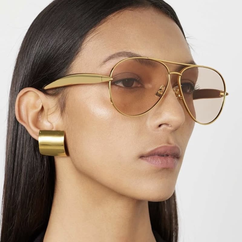 Toad Shaped Sunglasses Metal 2025 New Retro Plain Sunglasses High End Female Street Shooting Trendy Sunglasses