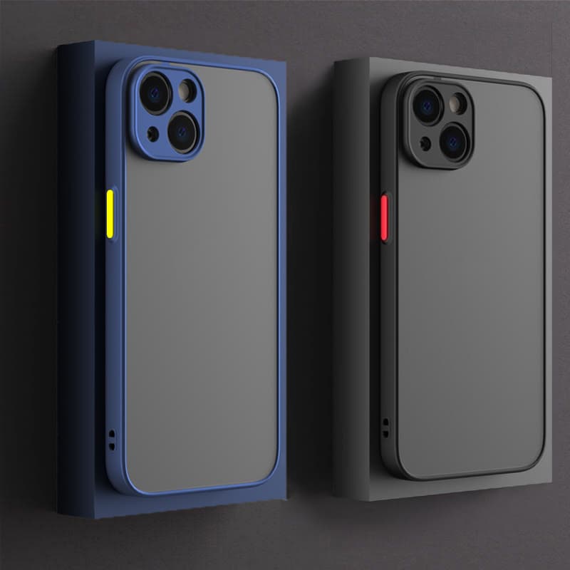 Matte Phone Case For IPhone 17 16 15 14 13 12 11 Pro Max 12Mini 16E 17Air Luxury Soft Silicone Shockproof Case For IPhone X XS Max XR 6 7 8 Plus SE2