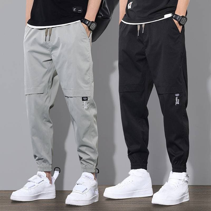 Men's Clothing Loose Sports Pants Trendy Thin Spring 9 Nine Points Tapered Pants