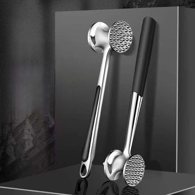 Kitchen Steak Home Use, Beef Meat Hammer, Solid Zinc Alloy, Broken Tendons, Tender Pork, Pork Floss Hammer