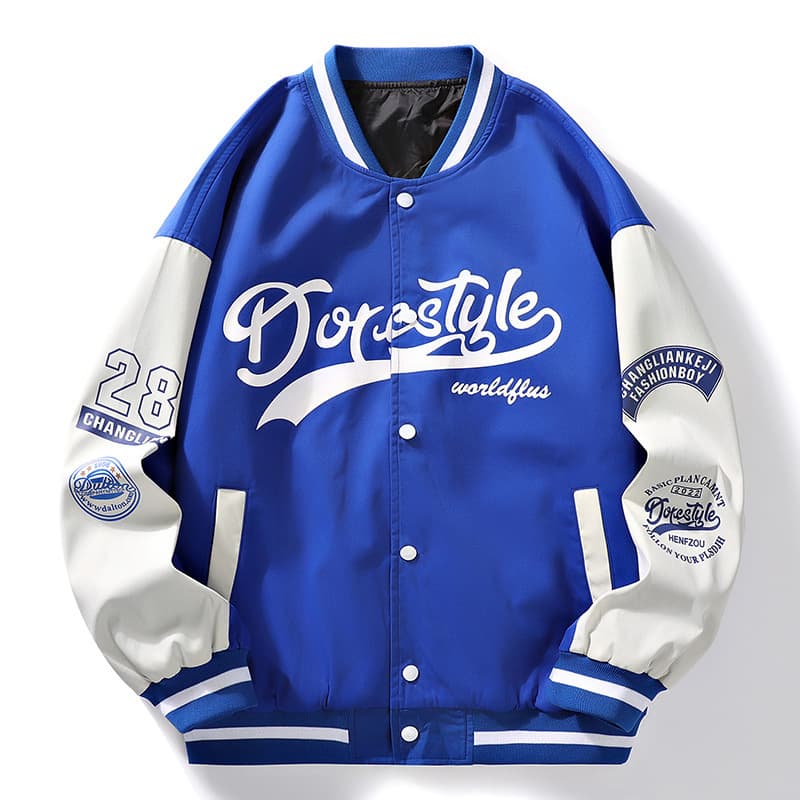 Men's Clothing Spring and autumn men's college style baseball collar jacket outerwear youth versatile handsome tops men's clothing