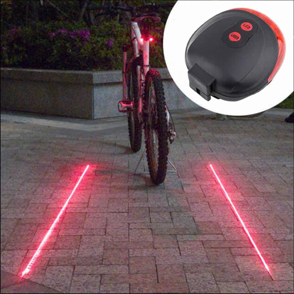 Kaou Mountain Bicycle Bike Cycle Rear Tail Warning Lamp 5 LED Light Flash Mode