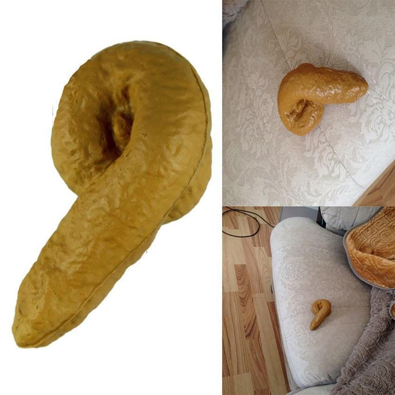 Turd 6-Shape Design Realistic Disgusting Disgusting Turd Prank Prop