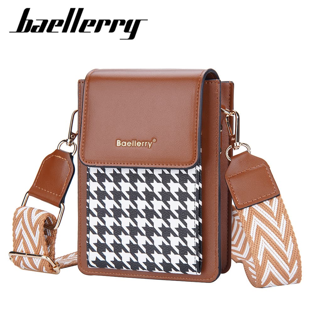 Shoulder Bags for Women 2023 New Fashion Plaid Contrasting Color Suction Buckle Mobile Phone Bag Stylish and Versatile Crossbody Bag
