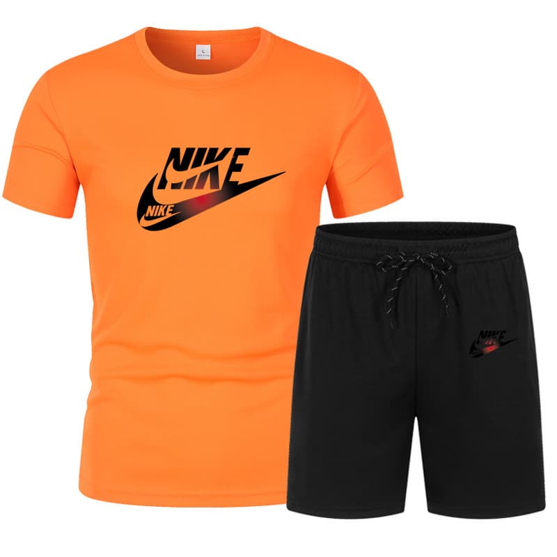 2023 été hommes ensemble imprimé à manches courtes T-shirt décontracté sport Jogging Shorts ensemble mode rue mode marque vêtements