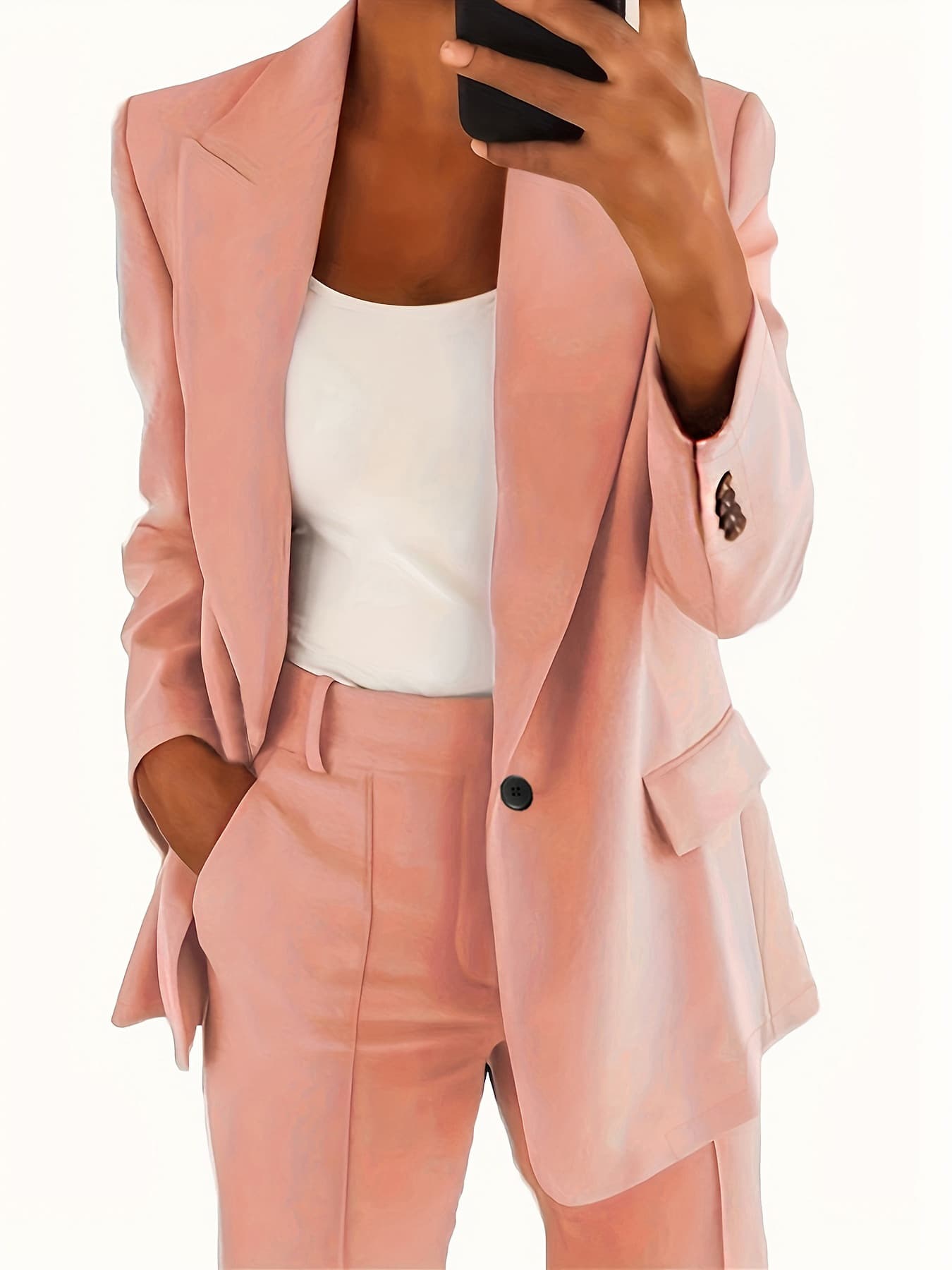 Women's Clothing Women's Clothing New Fashion Advanced Slim Lapel Cardigan Temperament Suit Jacket Suit Women