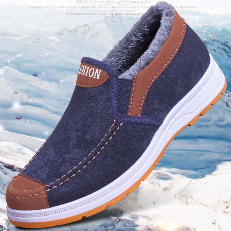 Winter cotton shoes for men, popular old Beijing cotton shoes for men, warm for the elderly, thickened and velvet
