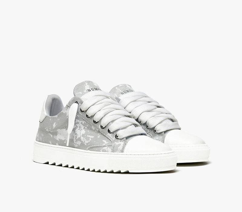 Chaussures en toile NUMERIS de qualité supérieure, chaussures décontractées pour hommes peintes à la main avec semelle crantée, semelle épaiss