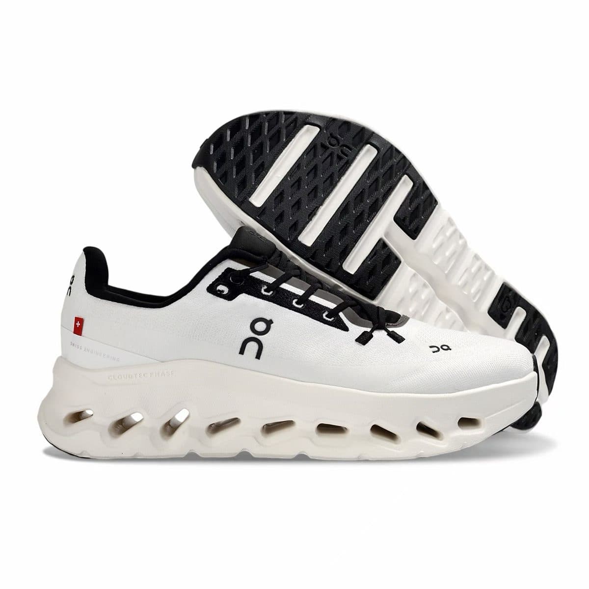 Chaussures de sport légères Cloud-Tech, semelle amortissante creuse, mesh respirant, lacets, modèle unisexe