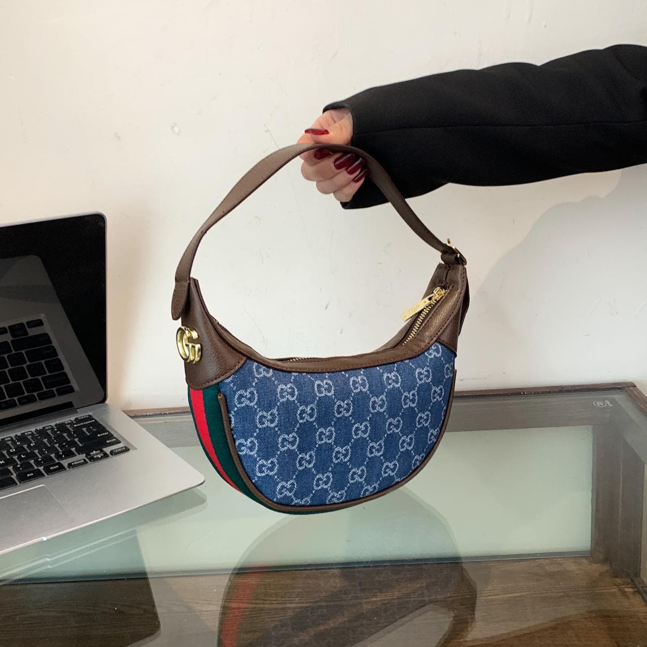 Marque de luxe internationale 2024 Nouveau sac sous les bras Haute qualité Classique Rétro Imprimé Mode Jitterbug Ins Populaire Dames Sac À Main