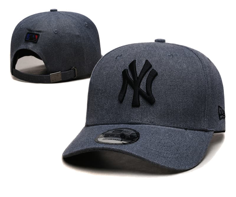 Casquette unisexe transfrontalière, grand logo, visière rigide, broderie, style sport décontracté NY, commerce extérieur