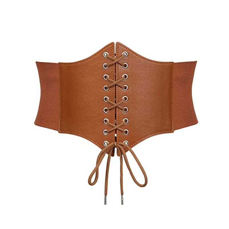Unisex Court style fashion women's band band elastic waist wrap women's dress elastic waist width