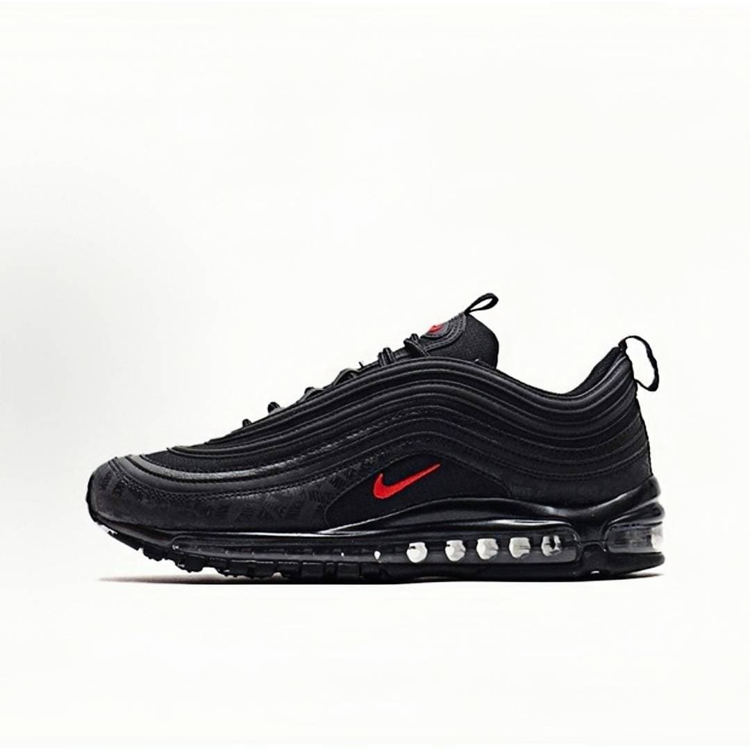 Chaussures Nike Air Max 97 pour homme et femme, triple noir et blanc, Sean Wotherspoon T, baskets d'extérieur, pointures 36-45