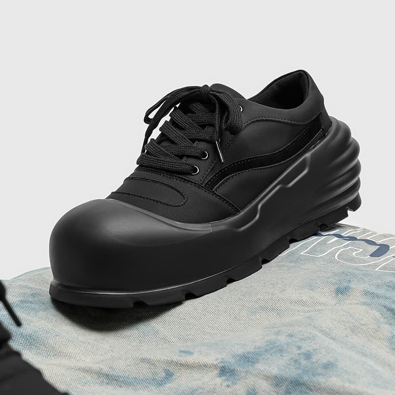 2025 Niche American Thick Soled Height Increasing Sports Canvas Shoes, Big Toe Sponge Sole, Dad Shoes