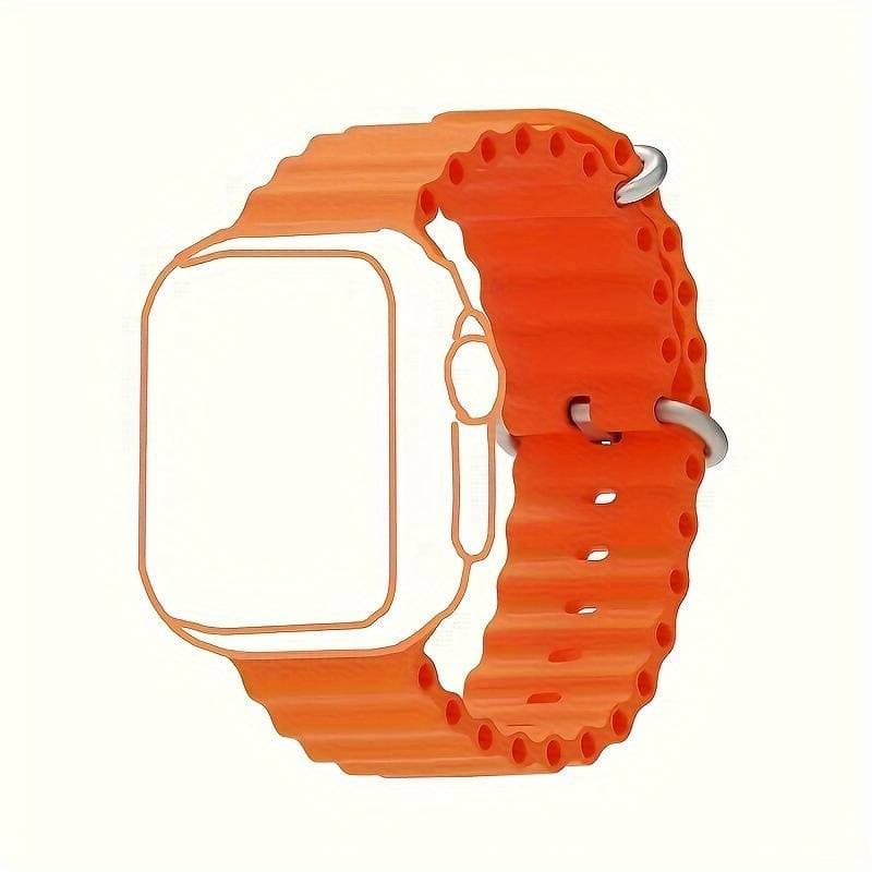 Soft Silicone Replacement Strap For Watch Series Breathable Sport Band For Men & Women