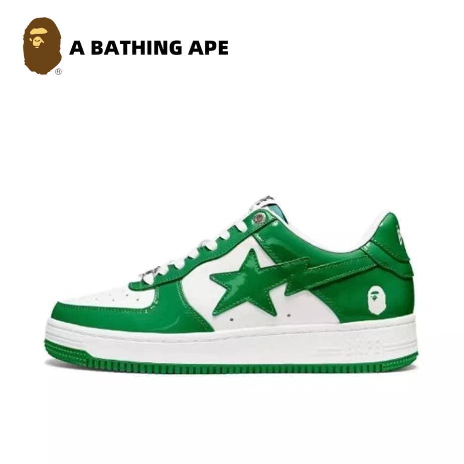 Chaussures de planche classiques en cuir laqué à double épissure, style tendance, style Air Force n°1, pour hommes et femmes