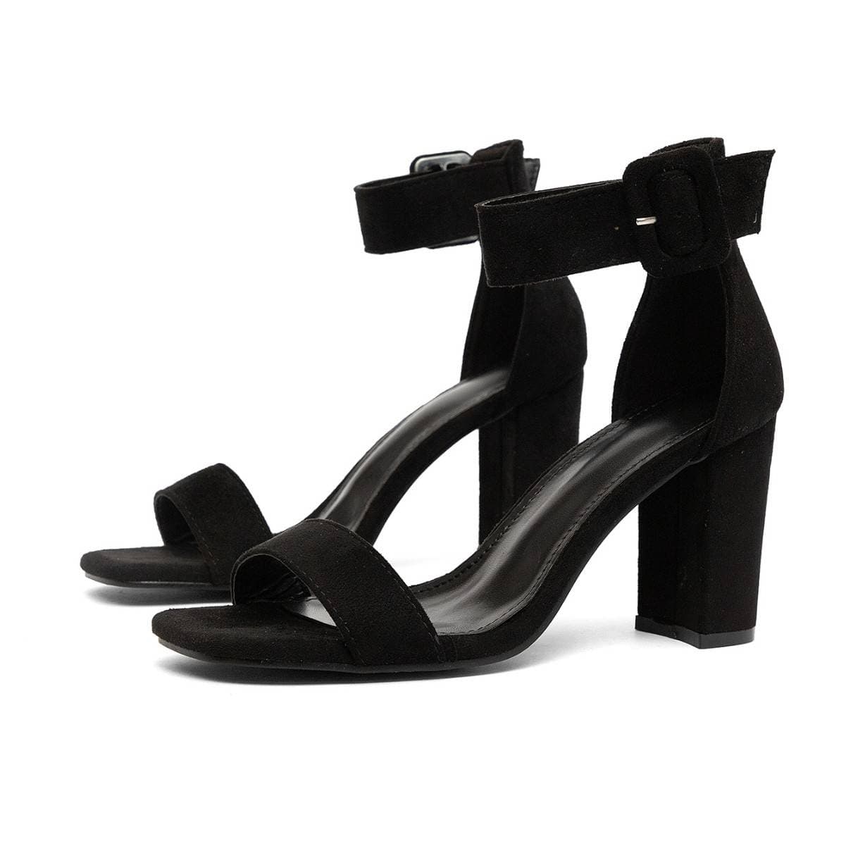 Women's One-Strap Heels – Versatile Block Heel Sandals For Office & Casual (Comfort Pump)