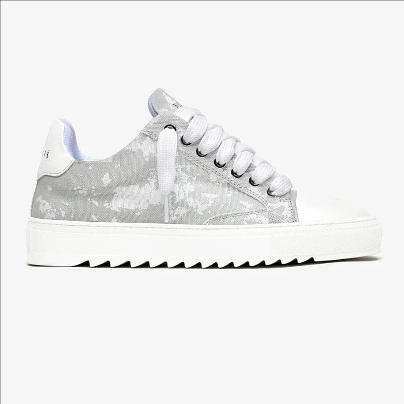 NUMERIS Baskets décontractées - Chaussures tendance inspirées des Air Force 1 avec imprimé graffiti (Édition streetwear européenne)