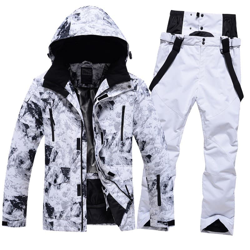 ski suits for couples, windproof, waterproof, warm, single and double board skiing clothes and pants