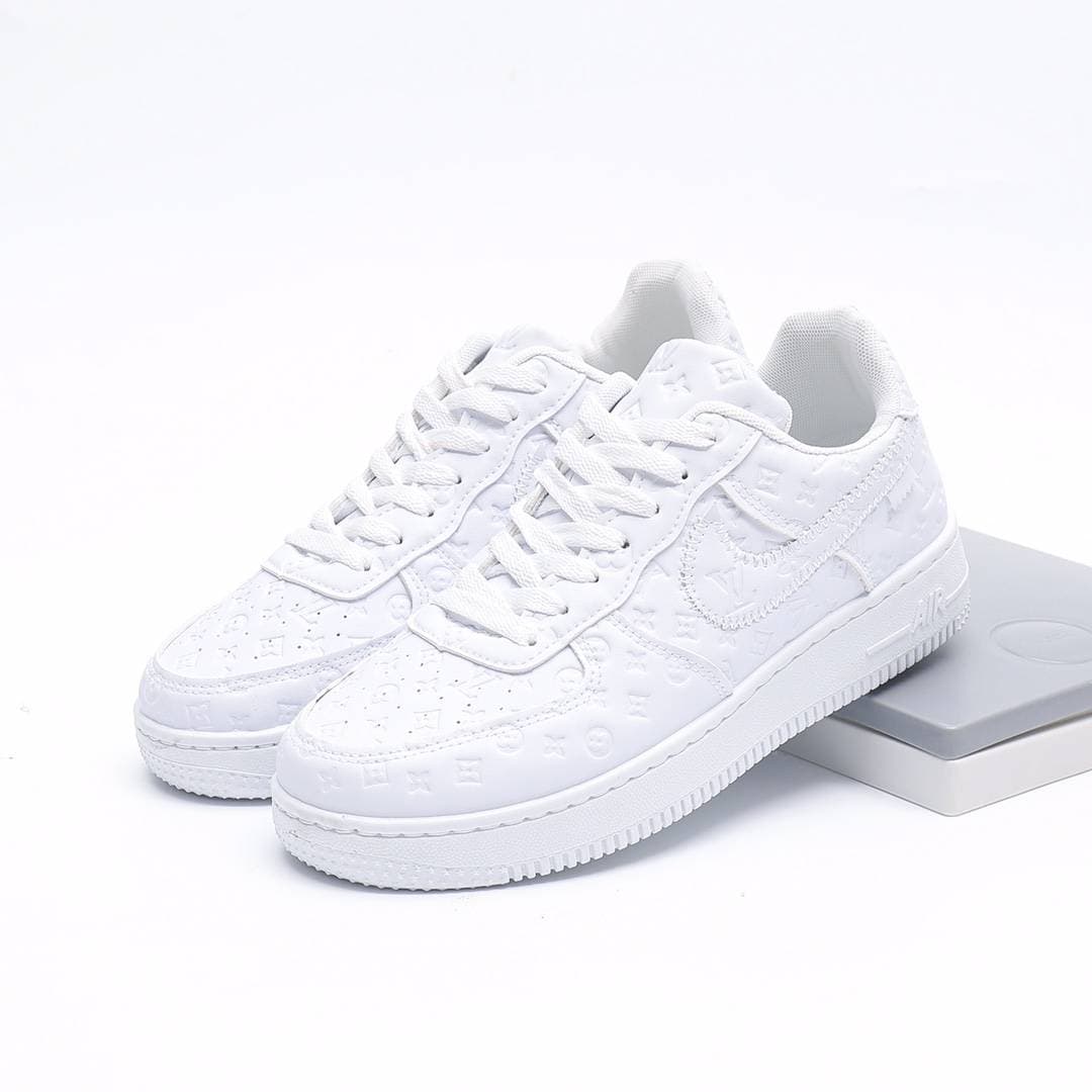 Baskets Louis-Vton blanches à la mode pour hommes et femmes adultes, chaussures de sport, chaussures de skateboard