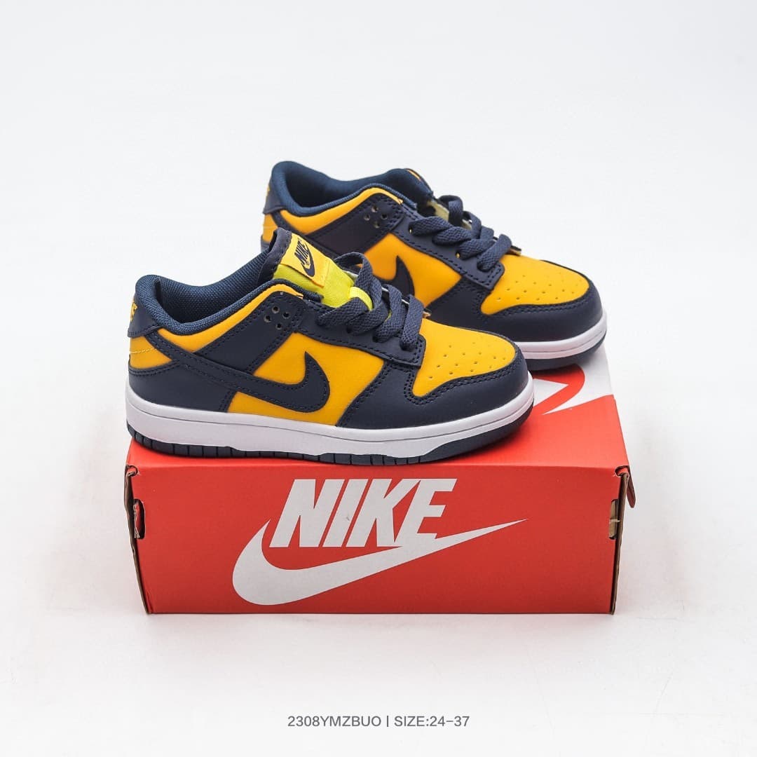 Nouvelle collaboration de chaussures basses pour enfants, chaussures de skate en cuir pour filles et garçons, chaussures décontractées pour étudi