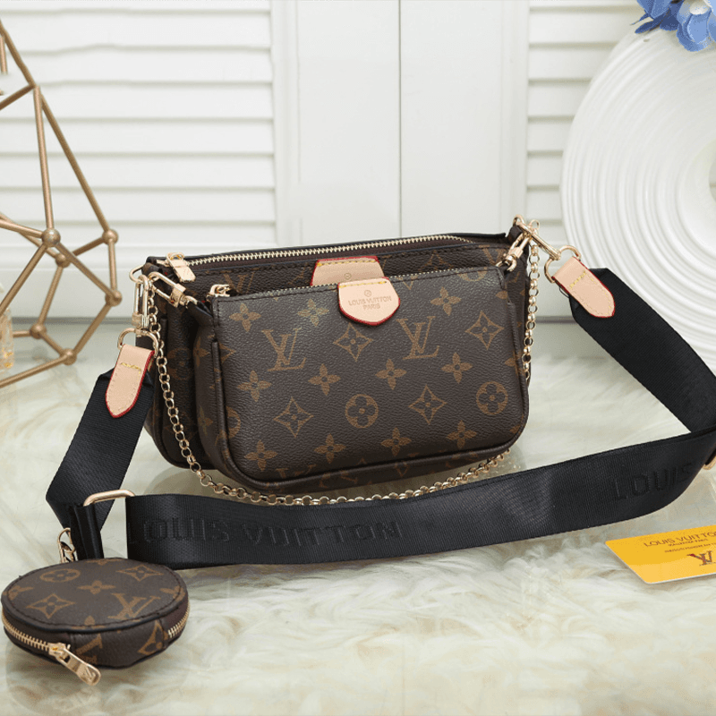 Nouveau sac à main de luxe haute couture pour femme, sac Mahjong trois en un, sac à bandoulière, sac à chaîne