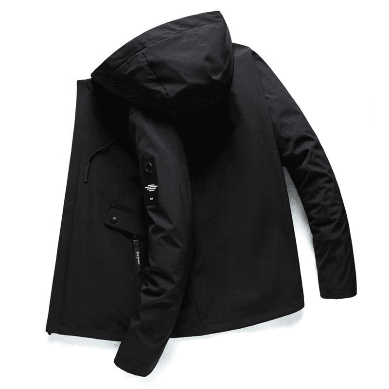 Men's jacket Casual loose sports hooded coat youth baseball uniform