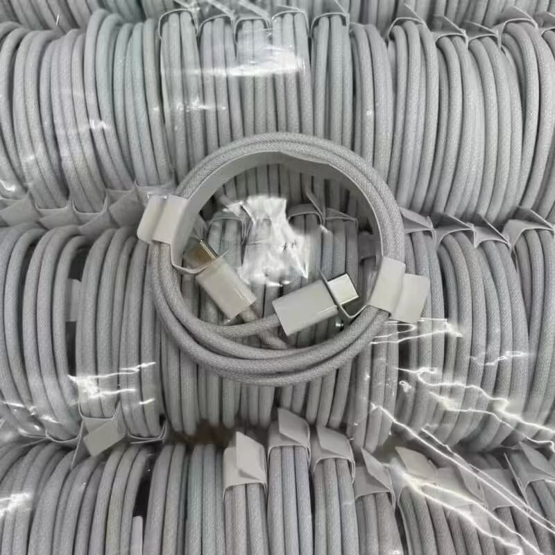 10Pcs Braided 60W To USB Data Cable Or Phone 15 16 Pro Plus Max - Type C Fast Charging Cable 1M