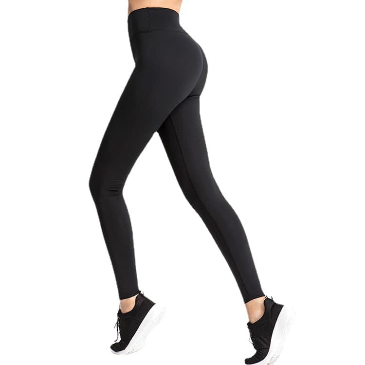 High Waisted High Elastic Multi-color Sports Running Fitnessleggings For Women