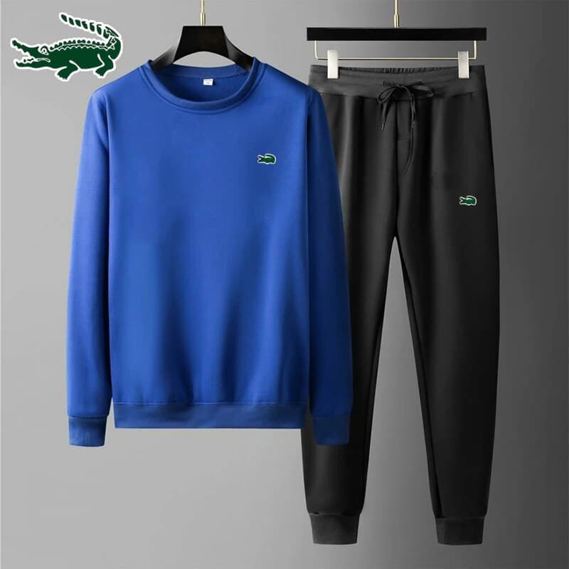 2024 Nouveau pull sans capuche à col rond et pantalon de course en plein air de haute qualité pour hommes